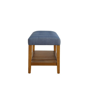 Charla - Bench - Blue & Oak
