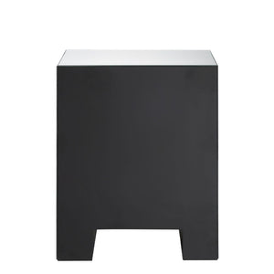 Sonia - Accent Table - Mirrored & Faux Agate - 26"