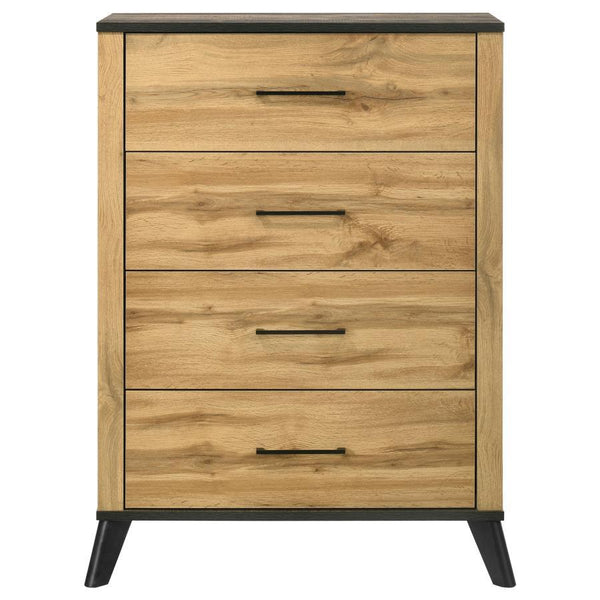  while the matte black finished metal pull handles