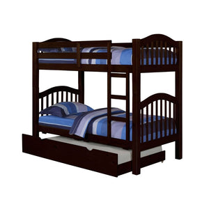 Heartland - Twin Over Twin Bunk Bed - Dark Brown - 81"