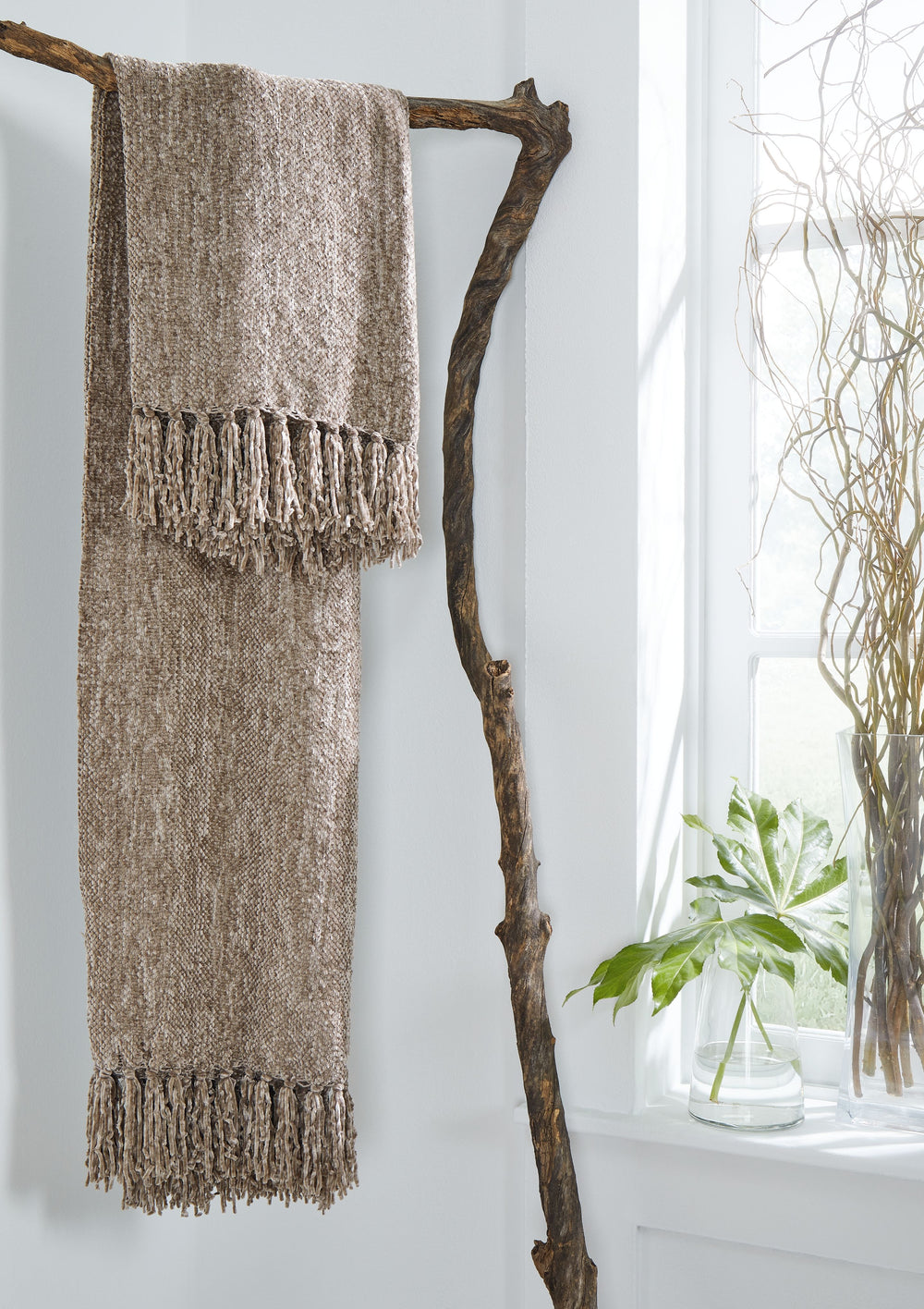 Tamish - Taupe - Throw