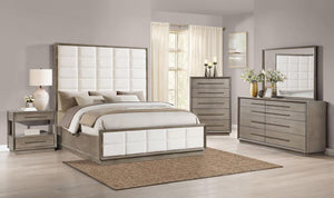 Durango - 8-Drawer Dresser Mirror - Washed Oak