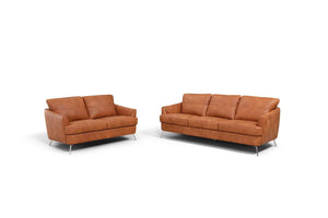 Made In Italy<br/><br/><b>Product Features</b><ul><li>Made In Italyâ€§Seat Construction: Full Foamâ€§Wooden Inner Frameâ€§Metal Chrome Legsâ€§Tight Seat & Loose Back Cushionâ€§KD Leg</li><li>Case: 1Pc/1Ctn</li><li>Finish: Cappuchino Leather</li><li>Style: