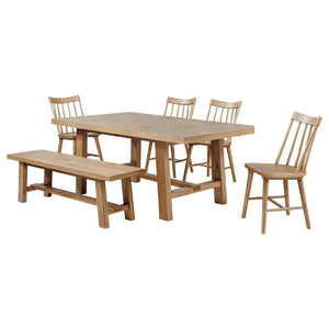  expanding from 60 to 76 inches to accommodate various gatherings. Solid mahogany