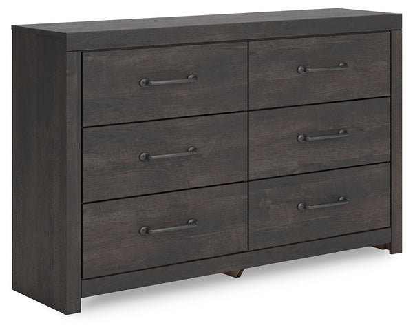This dresser puts a casually chic twist on everyday function. Its rustic charcoal finish pairs well with other neutrals and pops of color alike, giving you the flexibility to change up your aesthetic as you please. Smooth-gliding drawers keep clothes and 