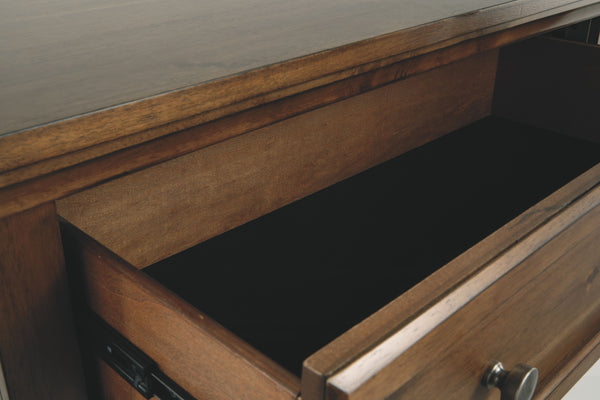  Queen Sleigh Bed with 2 Storage Drawers