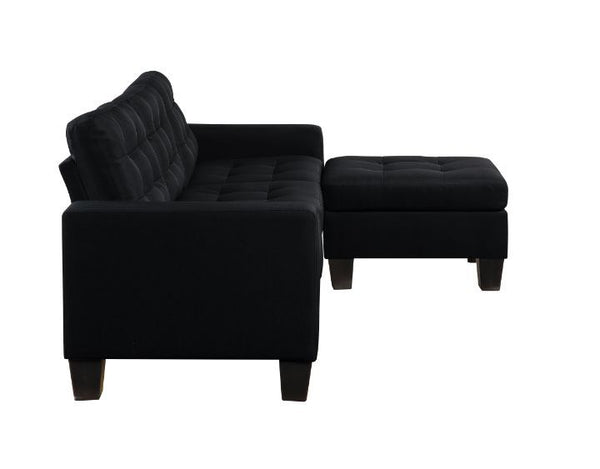 Earsom - Sofa - Black Linen