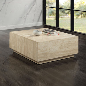 The natural wood grain finish exudes warmth and sophistication, while the clean lines and minimalist design offer a modern aesthetic. Perfect for both functional use and decorative display, this Deon table set seamlessly blends with various interior style