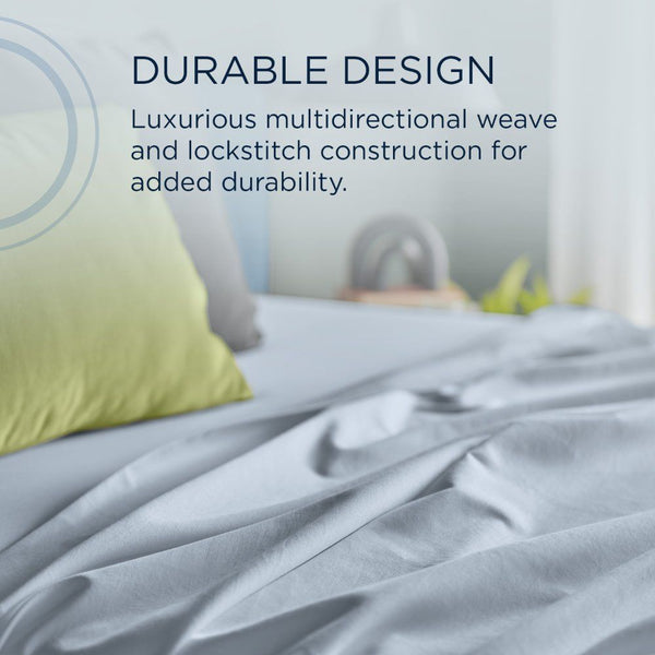Linens - Tempur Luxe Egyptian Cotton Sheet Set - Sleepy Blue - California King
