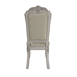 Dresden - Side Chair (Set of 2) - PU & Bone White Finish