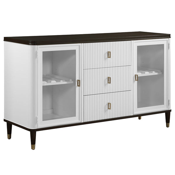  perfect for hosting larger gatherings. Paired with stylish side chairs and a matching server
