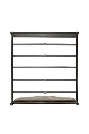 House - Beatrice Queen Bed - Two Tone Beige Fabric