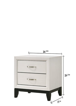 Akerson - King 4 Piece Bedroom Set - White