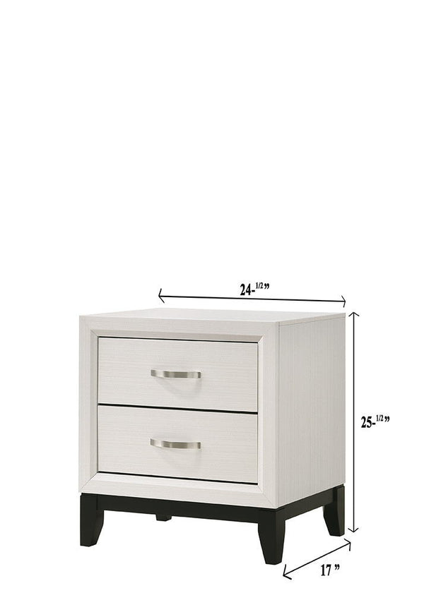 Akerson - Queen 5 Piece Bedroom Set - White