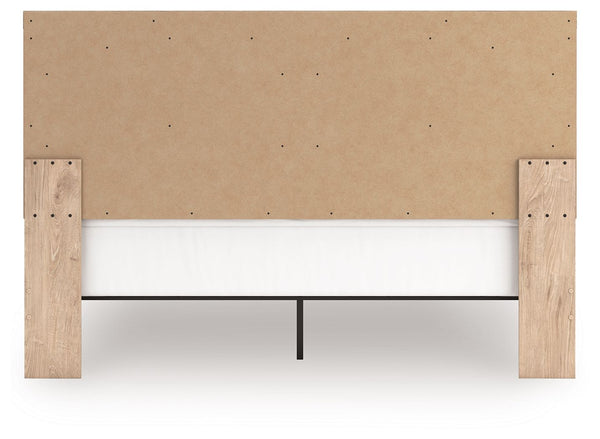 Sanginlane - Tan - King Panel Bed