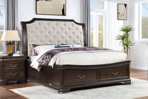 Lyndhurst - 6/6 Eastern King Bed - Walnut