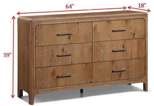 Westcott - King 5 Piece Bedroom Set - Cerused Natural