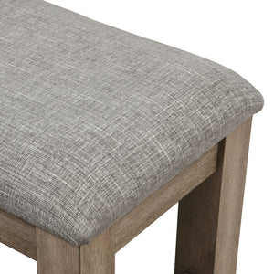  or mudroom. This robust bench is crafted from solid rubberwood