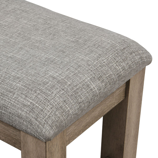  or mudroom. This robust bench is crafted from solid rubberwood
