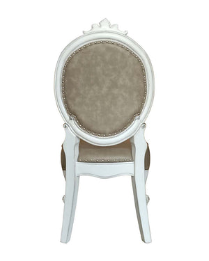 Versailles - Side Chair (Set of 2) - PU & Bone White Finish