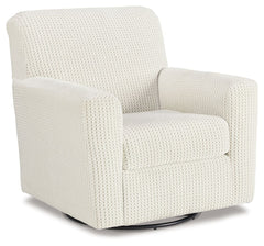 Comfort and class, combined. With its clean lines, open attitude and classic swivel glider design, this accent chair is a great addition to your living room. Along with the 360-degree swivel, it provides an enjoyable sit on a generous seat cushion. The ch