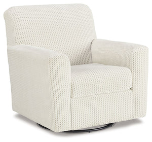 Comfort and class, combined. With its clean lines, open attitude and classic swivel glider design, this accent chair is a great addition to your living room. Along with the 360-degree swivel, it provides an enjoyable sit on a generous seat cushion. The ch