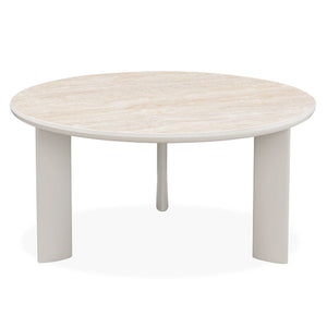 Ingram - Coffee Table - Sintered Stone & Light Gray Finish