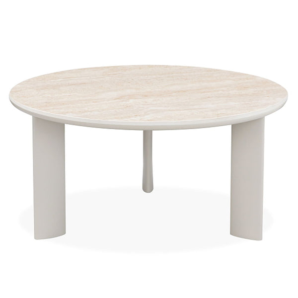 Ingram - Coffee Table - Sintered Stone & Light Gray Finish