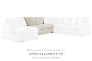 Chessington - Ivory - Armless Loveseat