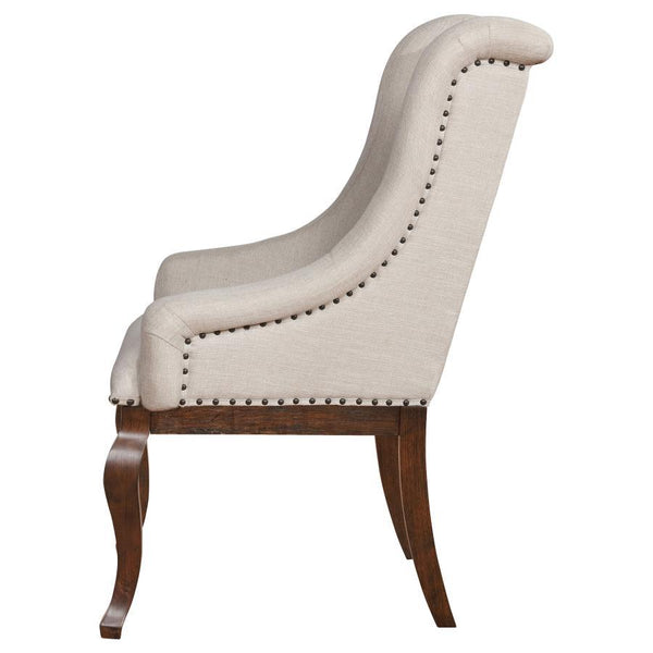 Brockway - Upholstered Arm Chair (Set of 2) - Barley Java