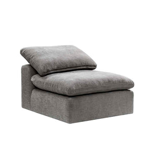 Complete your living room with the unique design and sink-in comfort of the Naveen modular collection. Add both contemporary and modern taste with this beautiful group wrapped in a relaxing hue fabric. This group comes with multiple seating options of wed