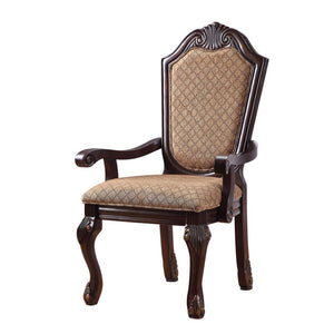 Chateau De Ville - Chair (2 Piece) - Fabric & Espresso