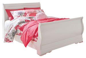 Anarasia - White - Full Sleigh Bed
