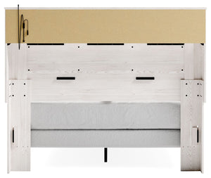 Altyra - White - Queen UPH Panel Bookcase HDBD