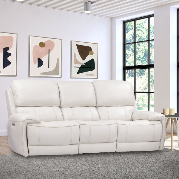 Empire - Power Reclining Sofa And Loveseat - Verona Ivory