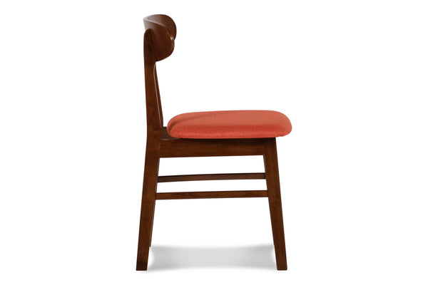 Morocco - Dining Chair With Seat Cushion (Set of 2) - Orange