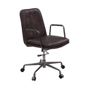 KD Adjustable Seat Height Upholstered Seat and Back Cushion Swivel Chair(360 Degree) Seat Cushion Thickness: 5-"<br/><br/><b>Product Features</b><ul><li>Case: 1Pc/1Ctn</li><li>Finish: Mars Leather</li><li>Style: Industrial</li><li>Materials: Composite Woo
