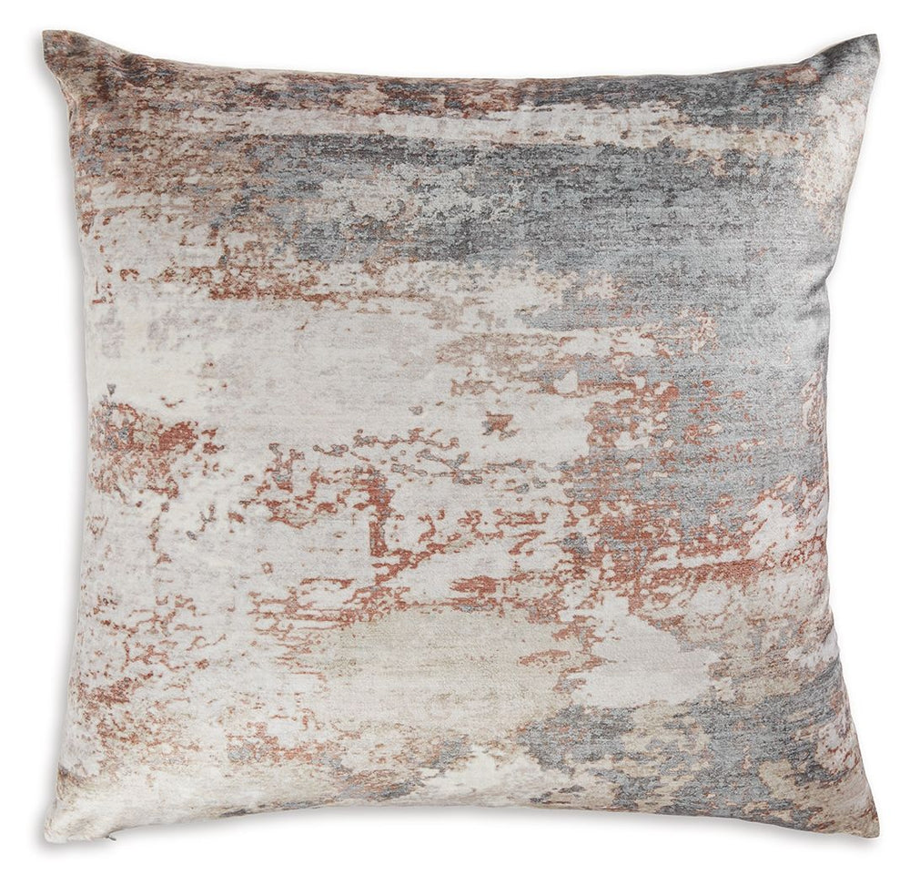 Subtle in design, big on style. This accent pillow takes a neutral approach to contemporary aesthetics. With a machine-washable velvet cover for easy care and added comfort, this pillowâ€™s abstract pattern and soft shades perfectly pair with your existin