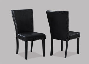 Tanner - 5 Piece Dining Room Set - White / Black