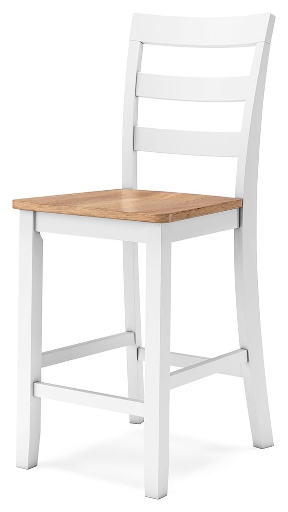 Gesthaven - Natural / White - Barstool (Set of 2)
