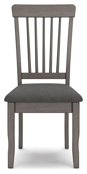 Shullden - Gray - Dining Room Side Chair (Set of 2)