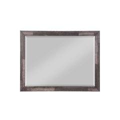 Mirror with Beveled Edge (mm) Shape: Rectangular Orientation: Landscape (Horizontal) Mirror Inner Dimension(without Frame): 42-"L x 30-"H<br/><br/><b>Product Features</b><ul><li>Case: 1Pc/1Ctn</li><li>Finish: Dark Cherry</li><li>Style: Transitional</li><l