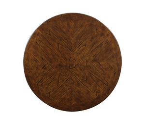 Gia - 5 Piece Round Counter Dining Set - Brown