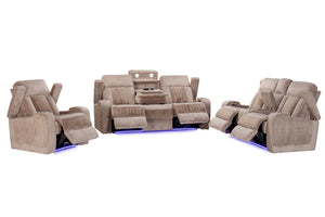 Equinox - Power Recliner (Set of 2) - Mushroom