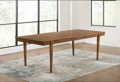 A refreshed take on retro aesthetics. This dining table adds an air of playful simplicity to your dining space, capturing the architectural language of mid-century stylings. Subtle in design, it invites the eye with a sleek, open frame. A casual, yet time