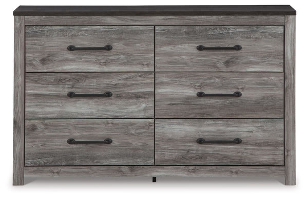 Bronyan - Dark Gray - Six Drawer Dresser