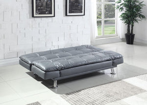 Dilleston - Upholstered Tufted Convertible Sofa Bed - Gray