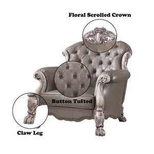 Dresden - Chair - Vintage Bone White & PU