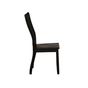  Thick: 18mm Wood Tapered Leg: Black Finish<br/><br/><b>Product Features</b><ul><li>Armless Chair</li><