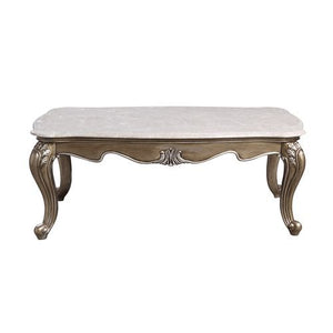 Elozzol - Coffee Table - Marble & Antique Bronze Finish